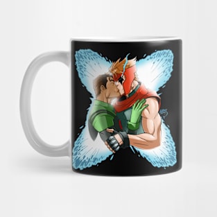 Rictor and Shat Kiss LGBTQIA+ Mug